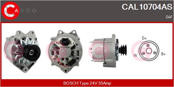 Generator / Alternator CAL10704AS CASCO