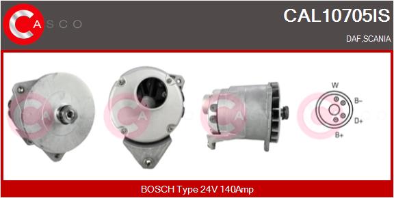 Generator / Alternator CAL10705IS CASCO