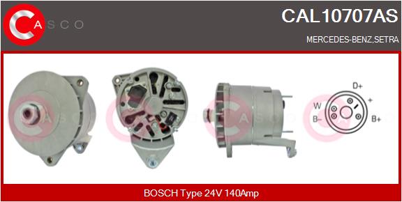 Generator / Alternator CAL10707AS CASCO