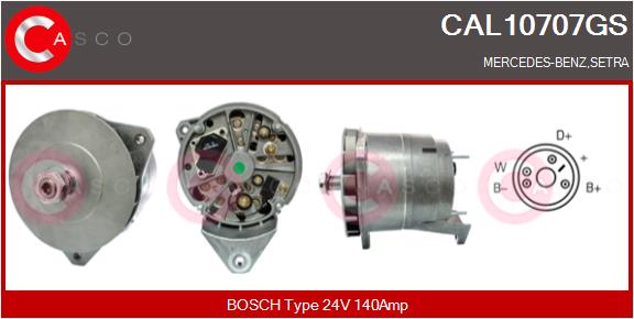 Generator / Alternator CAL10707GS CASCO