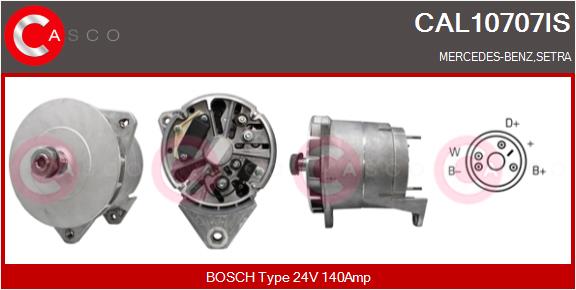 Generator / Alternator CAL10707IS CASCO