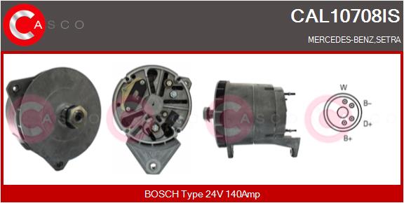 Generator / Alternator CAL10708IS CASCO
