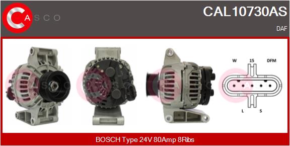 Generator / Alternator CAL10730AS CASCO