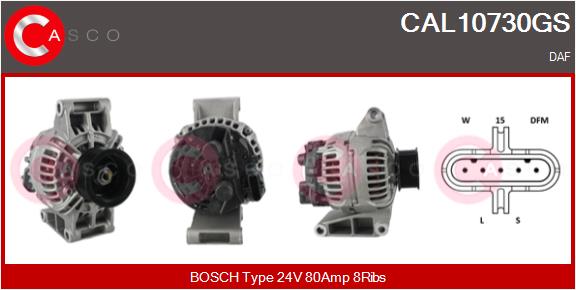 Generator / Alternator CAL10730GS CASCO