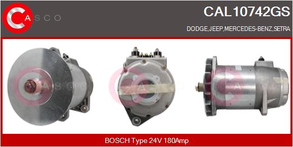Generator / Alternator CAL10742GS CASCO
