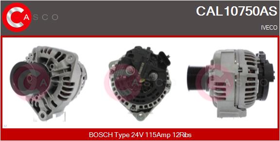 Generator / Alternator CAL10750AS CASCO