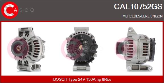 Generator / Alternator CAL10752GS CASCO