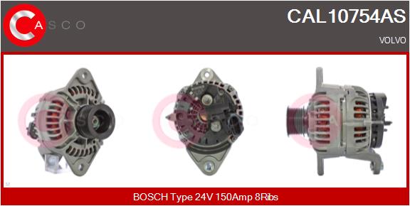Generator / Alternator CAL10754AS CASCO