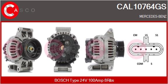 Generator / Alternator CAL10764GS CASCO