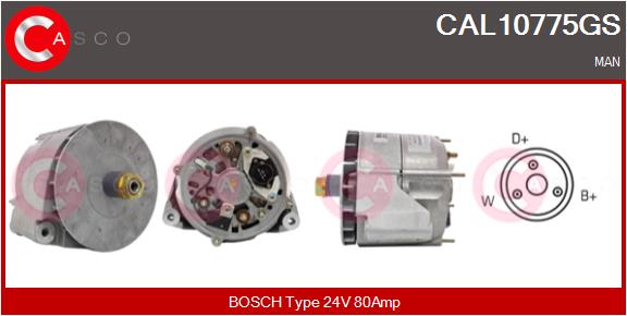 Generator / Alternator CAL10775GS CASCO