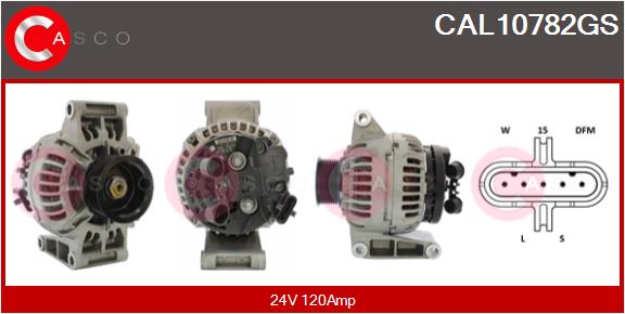 Generator / Alternator CAL10782GS CASCO
