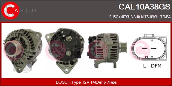 Generator / Alternator CAL10A38GS CASCO
