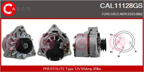 Generator / Alternator CAL11128GS CASCO