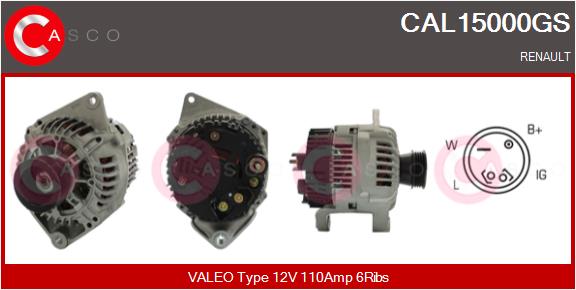 Generator / Alternator CAL15000GS CASCO