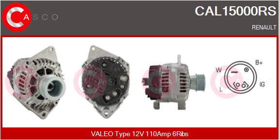 Generator / Alternator CAL15000RS CASCO