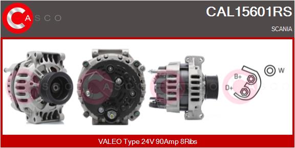 Generator / Alternator CAL15601RS CASCO