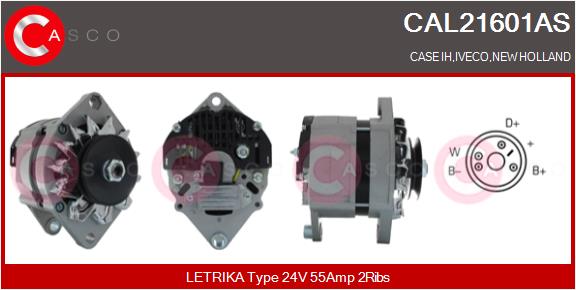 Generator / Alternator CAL21601AS CASCO