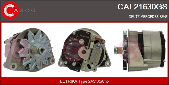Generator / Alternator CAL21630GS CASCO