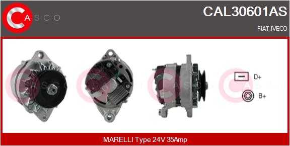 Generator / Alternator CAL30601AS CASCO
