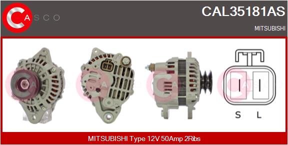 Generator / Alternator CAL35181AS CASCO