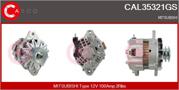 Generator / Alternator CAL35321GS CASCO
