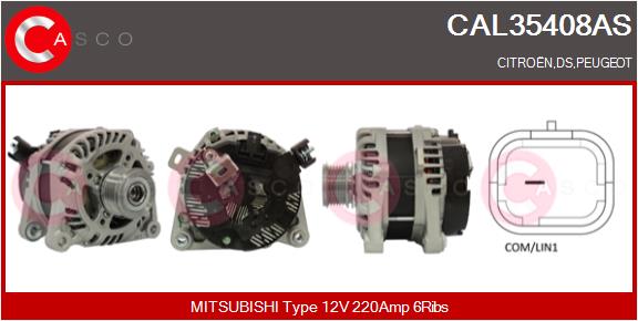 Generator / Alternator CAL35408AS CASCO