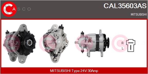 Generator / Alternator CAL35603AS CASCO