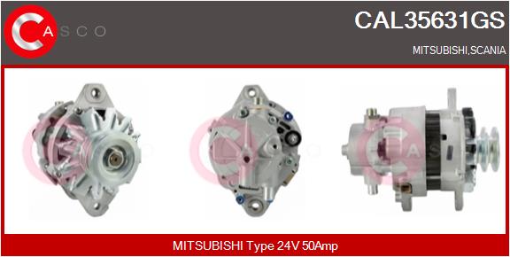 Generator / Alternator CAL35631GS CASCO