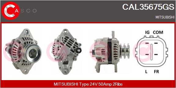 Generator / Alternator CAL35675GS CASCO