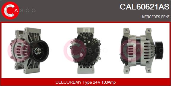 Generator / Alternator CAL60621AS CASCO