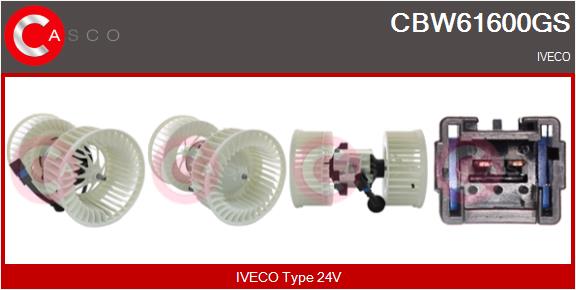 Ventilator, habitaclu CBW61600GS CASCO
