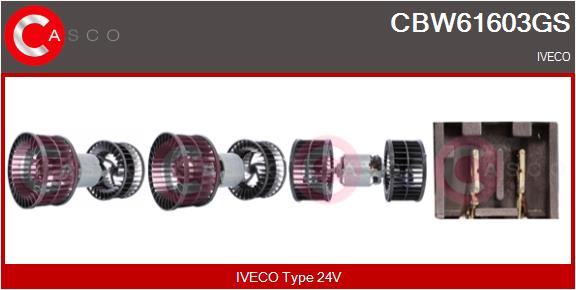 Ventilator, habitaclu CBW61603GS CASCO