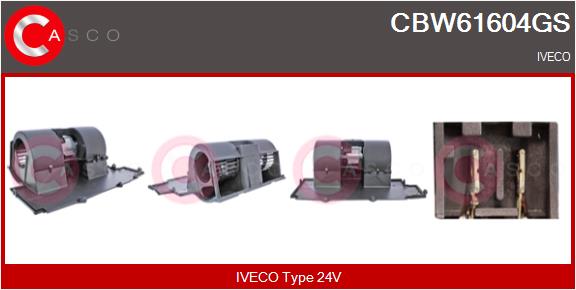 Ventilator, habitaclu CBW61604GS CASCO