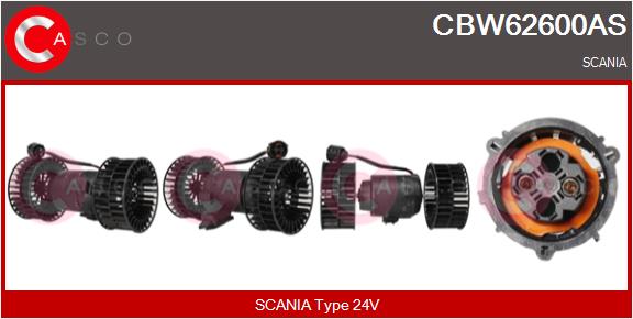 Ventilator, habitaclu CBW62600AS CASCO