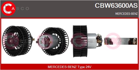 Ventilator, habitaclu CBW63600AS CASCO