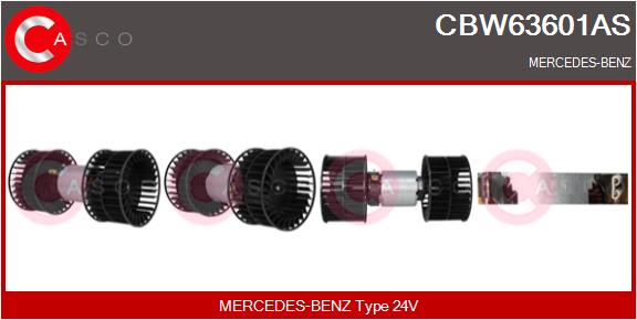 Ventilator, habitaclu CBW63601AS CASCO