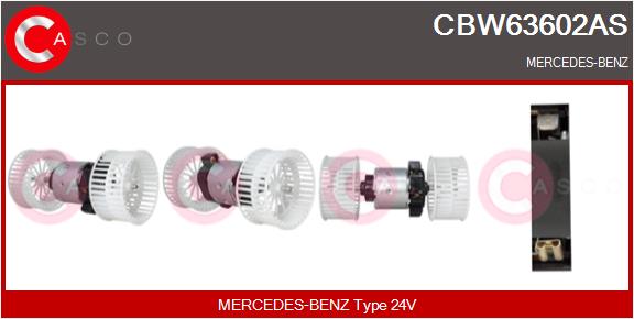 Ventilator, habitaclu CBW63602AS CASCO