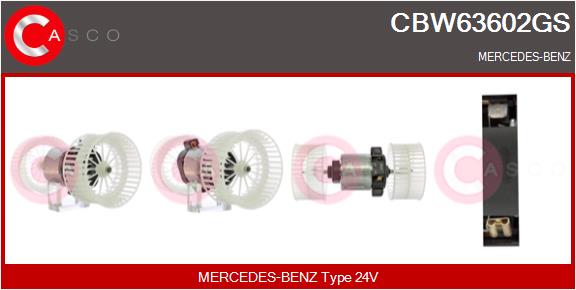 Ventilator, habitaclu CBW63602GS CASCO