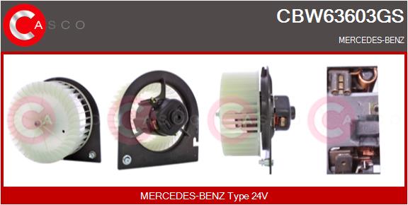 Ventilator, habitaclu CBW63603GS CASCO