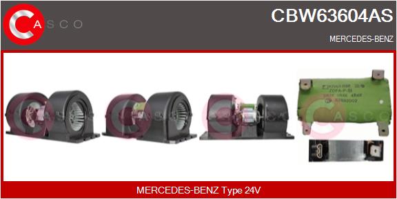 Ventilator, habitaclu CBW63604AS CASCO