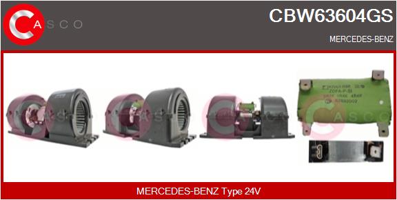 Ventilator, habitaclu CBW63604GS CASCO