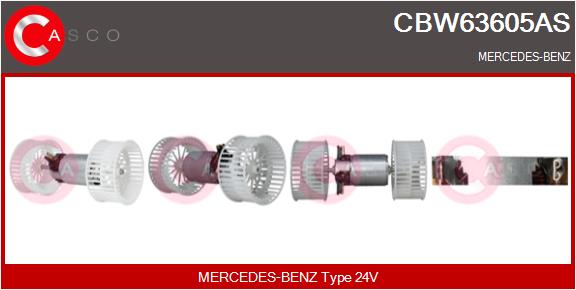 Ventilator, habitaclu CBW63605AS CASCO