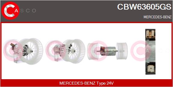 Ventilator, habitaclu CBW63605GS CASCO
