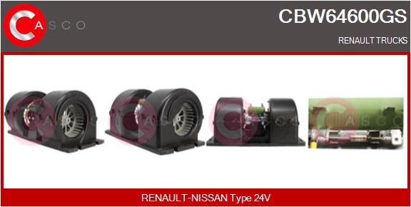 Ventilator, habitaclu CBW64600GS CASCO
