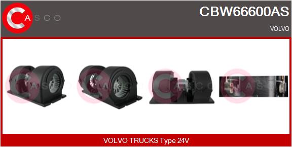 Ventilator, habitaclu CBW66600AS CASCO
