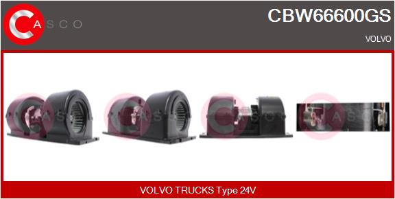 Ventilator, habitaclu CBW66600GS CASCO