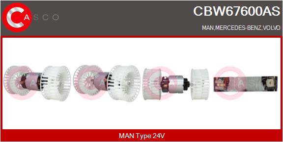 Ventilator, habitaclu CBW67600AS CASCO