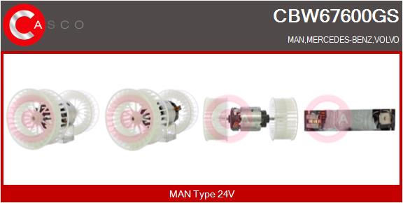 Ventilator, habitaclu CBW67600GS CASCO