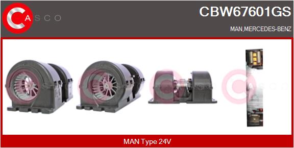 Ventilator, habitaclu CBW67601GS CASCO