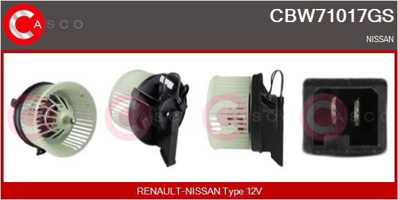 Ventilator, habitaclu CBW71017GS CASCO